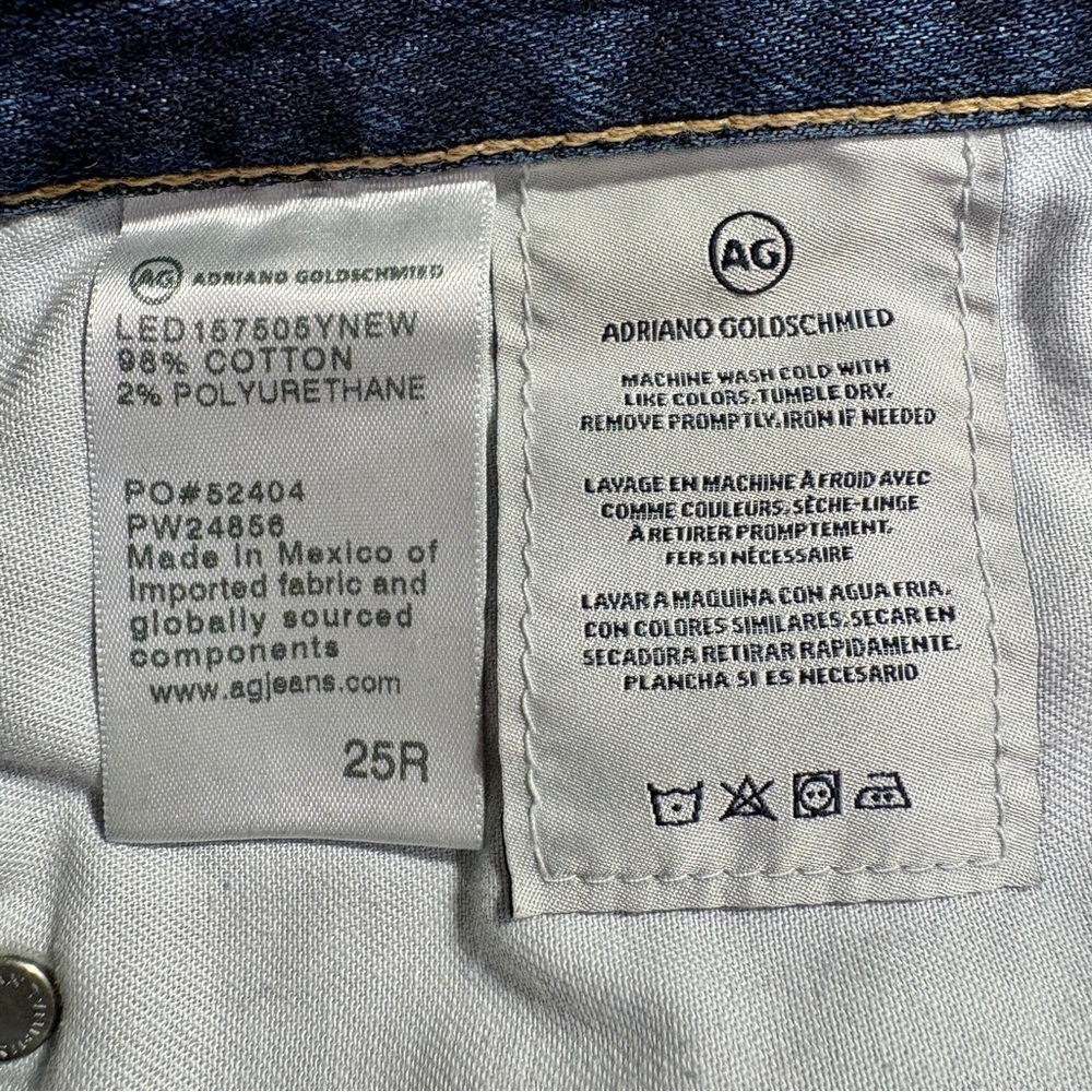 AG Adriano Goldschmied Ex-Boyfriend Slim Jean Size 25 - Picture 8 of 10